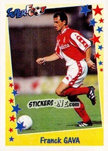 Sticker Franck Gava - SuperFoot 1998-1999 n. 105 - Panini
