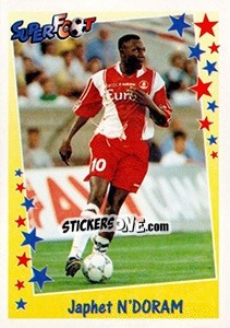 Sticker Japhet N'Doram - SuperFoot 1998-1999 n. 107 - Panini
