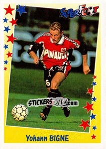 Sticker Yohann Bigne - SuperFoot 1998-1999 - Panini