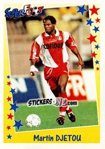 Sticker Martin Djetou - SuperFoot 1998-1999 n. 120 - Panini