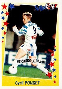 Sticker Cyril Pouget - SuperFoot 1998-1999 - Panini