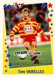 Sticker Tony Vairelles - SuperFoot 1998-1999 n. 127 - Panini