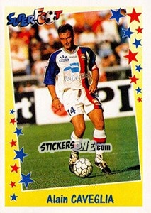 Sticker Alain Caveglia - SuperFoot 1998-1999 n. 135 - Panini