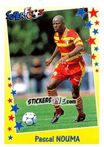 Figurina Pascal Nouma - SuperFoot 1998-1999 - Panini