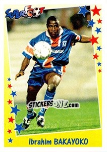 Cromo Ibrahim Bakayoko - SuperFoot 1998-1999 - Panini