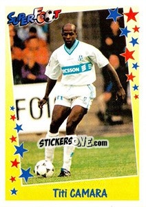 Sticker Titi Camara - SuperFoot 1998-1999 n. 143 - Panini