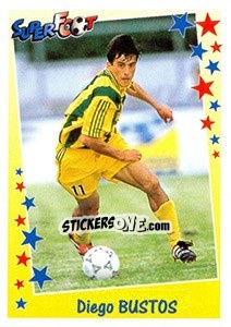 Sticker Diego Bustos - SuperFoot 1998-1999 - Panini