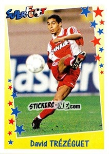 Sticker David Trézéguet - SuperFoot 1998-1999 n. 157 - Panini