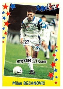Sticker Milan Becanovic - SuperFoot 1998-1999 - Panini