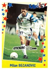 Figurina Milan Becanovic - SuperFoot 1998-1999 n. 161 - Panini