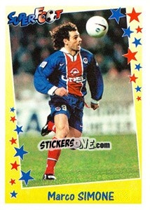 Sticker Marco Simone - SuperFoot 1998-1999 n. 162 - Panini