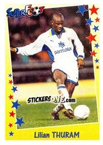 Sticker Lilian Thuram - SuperFoot 1998-1999 - Panini