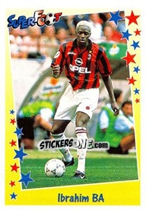 Sticker Ibrahim Ba - SuperFoot 1998-1999 n. 172 - Panini
