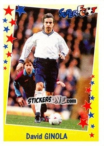 Sticker David Ginola - SuperFoot 1998-1999 n. 174 - Panini