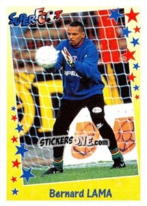 Sticker Bernard Lama - SuperFoot 1998-1999 n. 178 - Panini