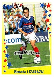 Sticker Bixente Lizarazu - SuperFoot 1998-1999 - Panini