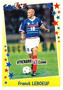 Figurina Franck Lebœuf - SuperFoot 1998-1999 - Panini