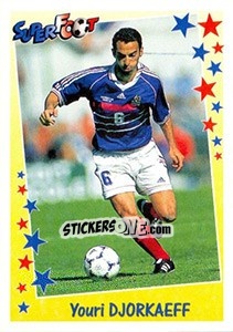 Sticker Youri Djorkaeff - SuperFoot 1998-1999 n. 187 - Panini