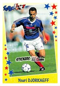 Figurina Youri Djorkaeff - SuperFoot 1998-1999 - Panini