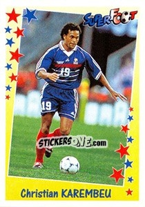 Sticker Christian Karembeu - SuperFoot 1998-1999 n. 188 - Panini