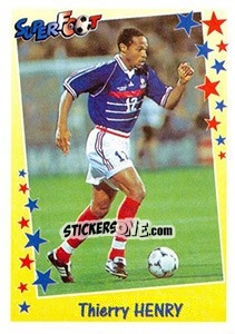 Sticker Thierry Henry - SuperFoot 1998-1999 n. 194 - Panini