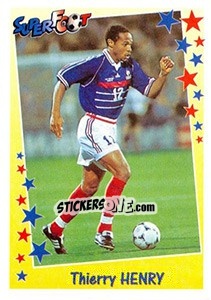 Cromo Thierry Henry - SuperFoot 1998-1999 - Panini