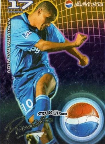 Sticker Rivaldo Vitor Borba Ferreria - Pepsi World Football Stars 2002
 n. 17 - PEPSI