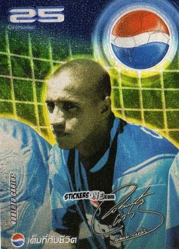 Sticker Roberto Carlos - Pepsi World Football Stars 2002
 n. 25 - PEPSI