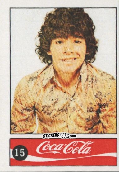 Cromo Diego Armando Maradona - Official Maradona Coca Cola 1984 (Colombia) n. 15 - Coca-Cola