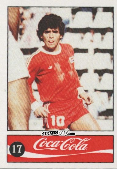 Cromo Diego Armando Maradona - Official Maradona Coca Cola 1984 (Colombia) n. 17 - Coca-Cola