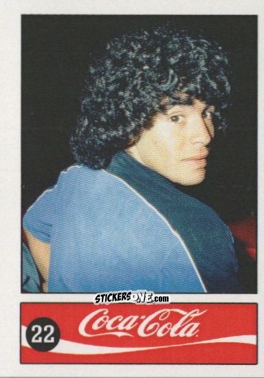 Cromo Diego Armando Maradona - Official Maradona Coca Cola 1984 (Colombia) n. 22 - Coca-Cola