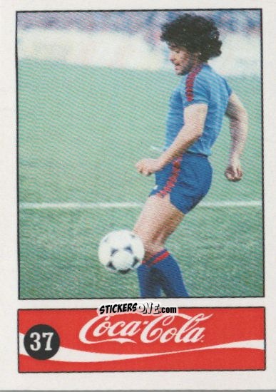 Cromo Diego Armando Maradona - Official Maradona Coca Cola 1984 (Colombia) n. 37 - Coca-Cola