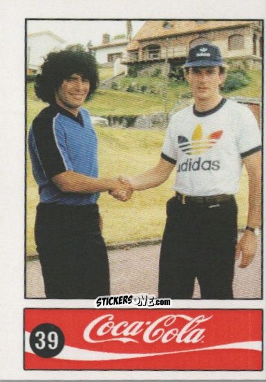 Cromo Diego Armando Maradona - Official Maradona Coca Cola 1984 (Colombia) n. 39 - Coca-Cola