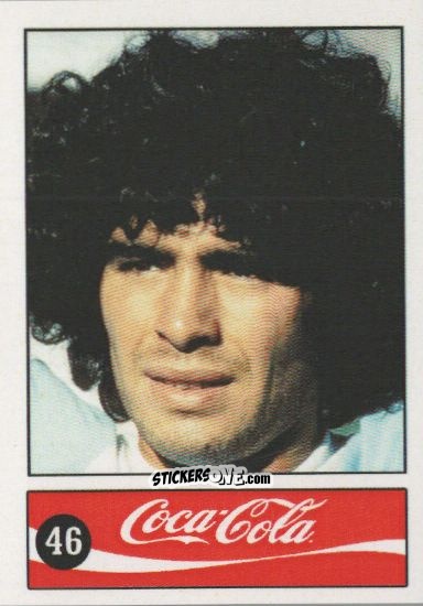 Cromo Diego Armando Maradona - Official Maradona Coca Cola 1984 (Colombia) n. 46 - Coca-Cola