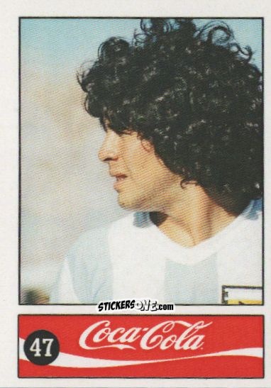 Cromo Diego Armando Maradona - Official Maradona Coca Cola 1984 (Colombia) n. 47 - Coca-Cola