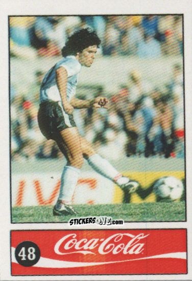 Cromo Diego Armando Maradona - Official Maradona Coca Cola 1984 (Colombia) n. 48 - Coca-Cola