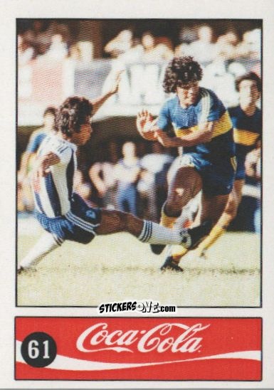 Cromo Diego Armando Maradona - Official Maradona Coca Cola 1984 (Colombia) n. 61 - Coca-Cola