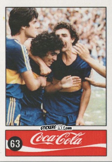 Cromo Diego Armando Maradona - Official Maradona Coca Cola 1984 (Colombia) n. 63 - Coca-Cola