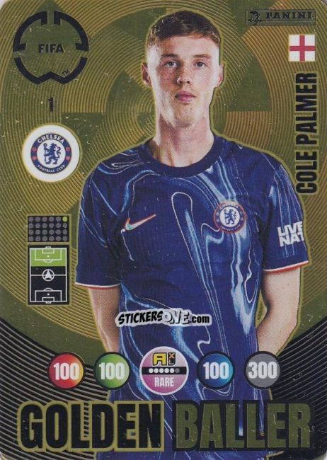 Figurina Cole Palmer - FIFA Club World Cup 2025. Adrenalyn XL n. 1 - Panini
