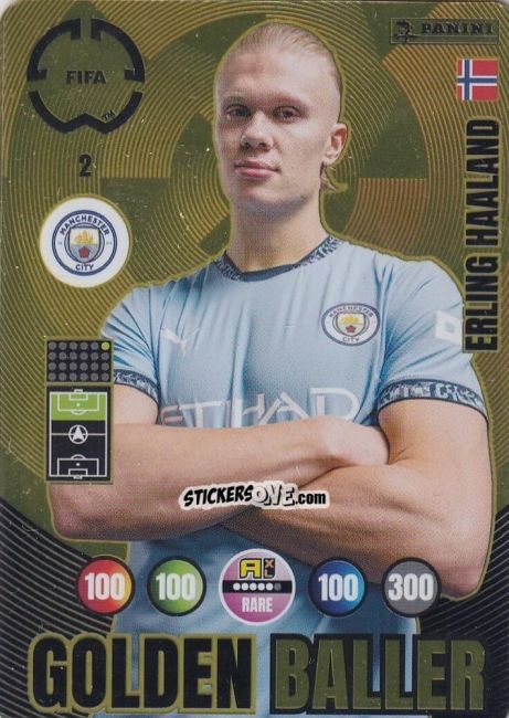 Sticker Erling Haaland - FIFA Club World Cup 2025. Adrenalyn XL n. 2 - Panini