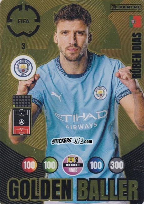 Sticker Rúben Dias - FIFA Club World Cup 2025. Adrenalyn XL n. 3 - Panini