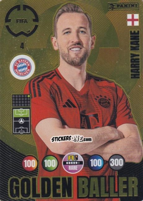 Figurina Harry Kane - FIFA Club World Cup 2025. Adrenalyn XL n. 4 - Panini