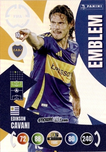 Sticker Edinson Cavani - FIFA Club World Cup 2025. Adrenalyn XL n. 10 - Panini
