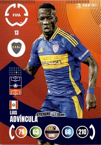 Sticker Luis Advíncula - FIFA Club World Cup 2025. Adrenalyn XL n. 13 - Panini