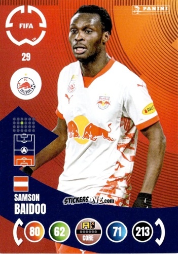 Cromo Samson Baidoo - FIFA Club World Cup 2025. Adrenalyn XL n. 29 - Panini