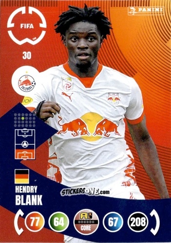 Figurina Hendry Blank - FIFA Club World Cup 2025. Adrenalyn XL n. 30 - Panini