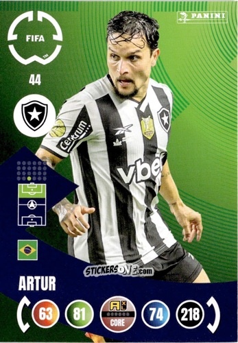Sticker Artur - FIFA Club World Cup 2025. Adrenalyn XL n. 44 - Panini