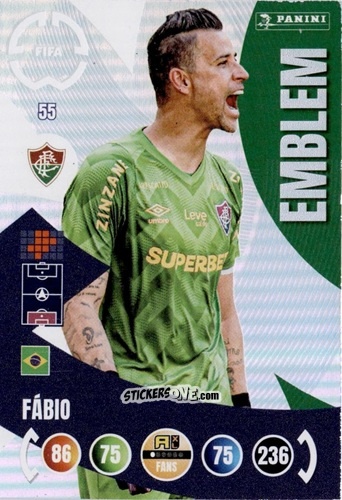 Sticker Fábio - FIFA Club World Cup 2025. Adrenalyn XL n. 55 - Panini