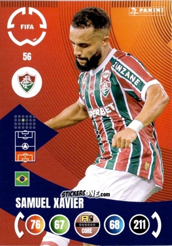 Sticker Samuel Xavier - FIFA Club World Cup 2025. Adrenalyn XL n. 56 - Panini