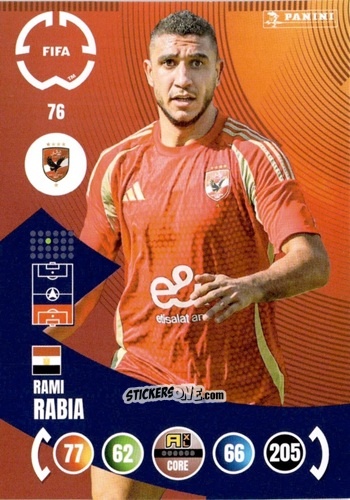 Sticker Rami Rabia - FIFA Club World Cup 2025. Adrenalyn XL n. 76 - Panini